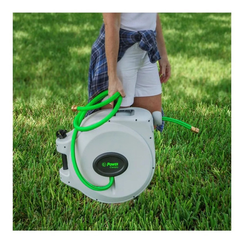 Enrolador De Mangueira De Jardim Automática 20m Cw020 Power