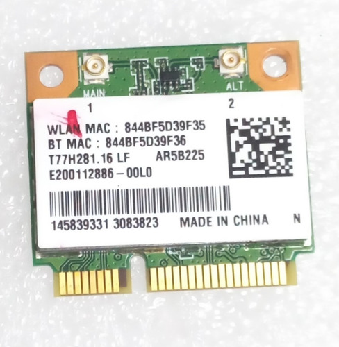 Tarjeta Wifi Bluetooth Sony Vaio Sve11125clb Sve111b11u