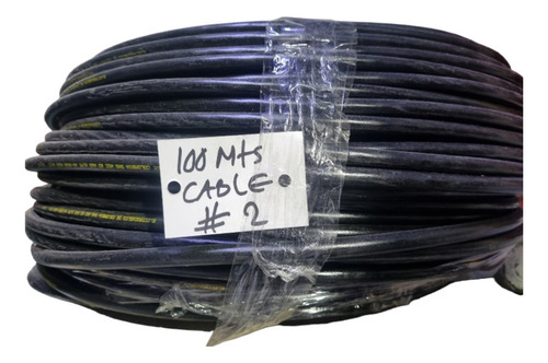 Cable Aluminio 7 Hilos Calibre 2, Línea X 100 Metros