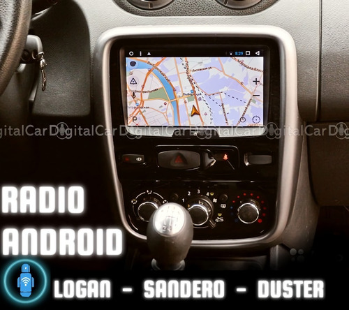 Imagen 2 de 4 de Radio Android Renault Logan Sandero Duster + Gps + Camara
