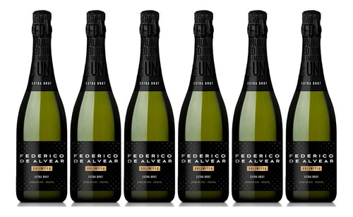 Espumante Federico De Alvear Extra Brut 750 Ml Caja X6