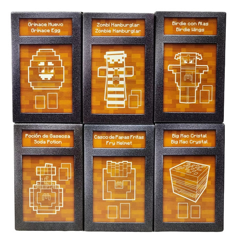 Colección Completa Mcdonald's Minecraft Sellados De Fabrica