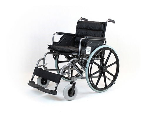 Imagen 1 de 10 de Silla De Ruedas Obeso Posapie Posabrazo Desmontable Premium