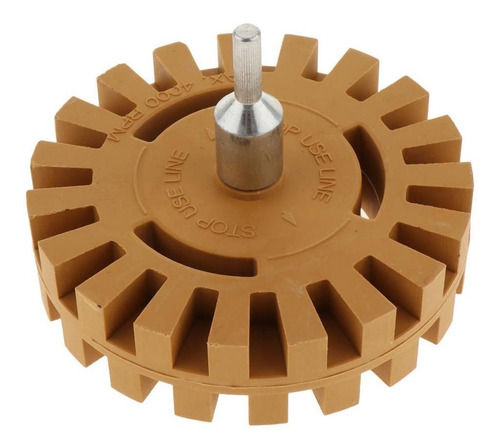 Rueda De Goma Para Borrar Con Adaptador De Taladro - Tela A