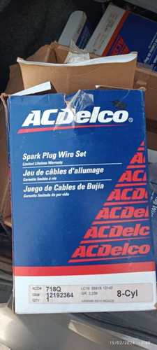 Cable De Bujía Acedelco Originales Chevrolet Motor 5.3 Y 5.7