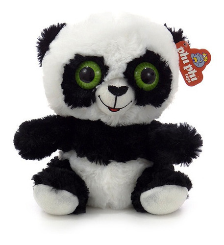 Oso Panda De Peluche Sentado 23 Cm. Original Phi Phi Toys