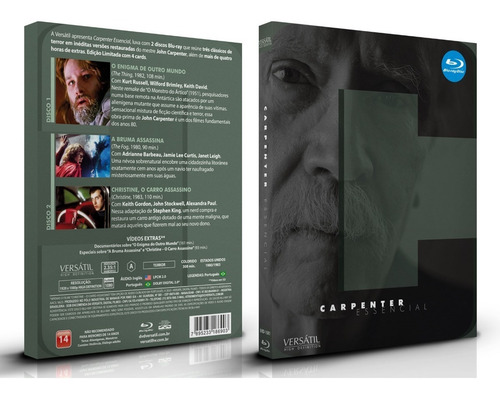 Blu-ray Carpenter Essencial - Edição Limitada Com 4 Cards