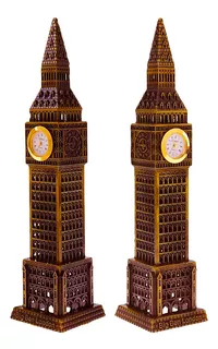 Torre Big Ben De Londres Figura Decorativa Reloj Funcional