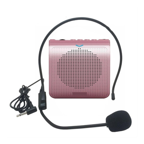 Bocina Mini Amplificador De Voz Micrófono Con Usb Tf