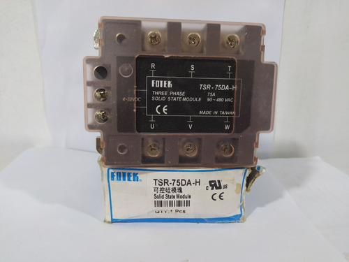 Relé Estado Sólido Trifásico De 75amp Marca Fotek Mod:75da-h