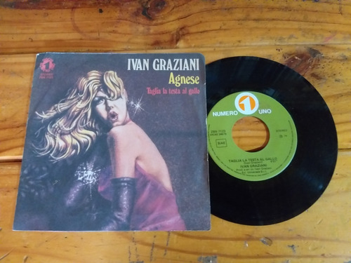 Ivan Graziani Agnese Vinilo Simple 7' Orig Italia Pop 1979