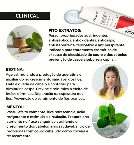 Shampoo Combate A Queda E Auxílio No Crescimento Clinical 25