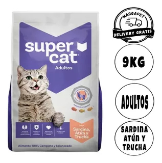 Super Cat, Sardina Atún Y Trucha, Adulto Todas Las Razas 9kg