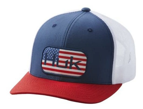 Huk Trucker Snapback - Sombrero De Pesca Antirreflejos, Amer