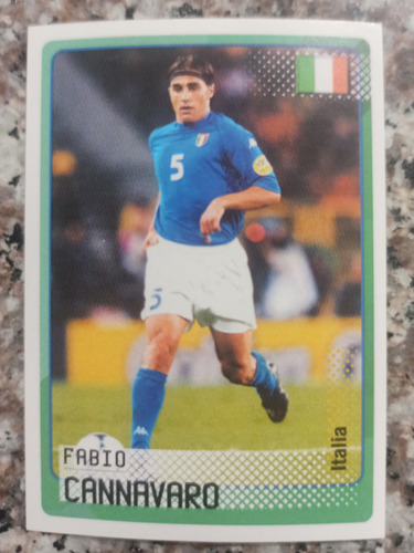 Lámina Panini Original Fabio Cannavaro 2002