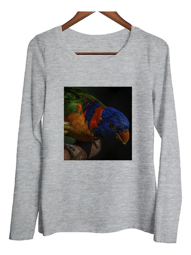 Remera Mujer Ml Aves 3 Ave Multicolor Posada Tronco