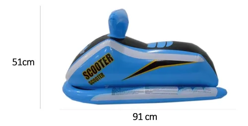 Moto Scooter De Agua Inflable Pileta Niños Flotador Pileta