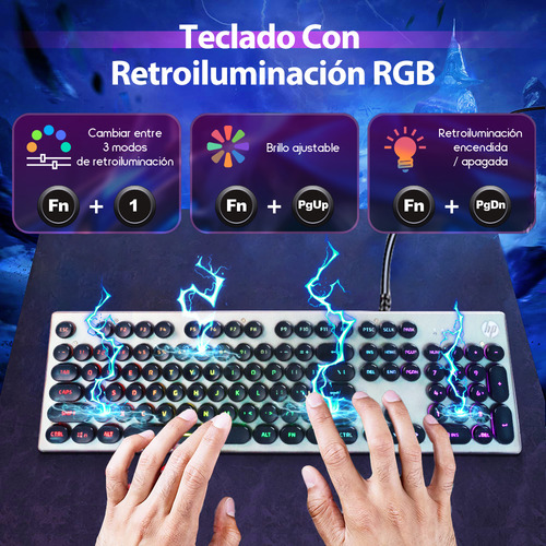 Teclado Gamer Teclados Físicos Teclado Computadora Con Rgb Jes®