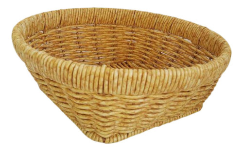 Cesta De Comida Apilable, Cesta De Mimbre De Imitación, S