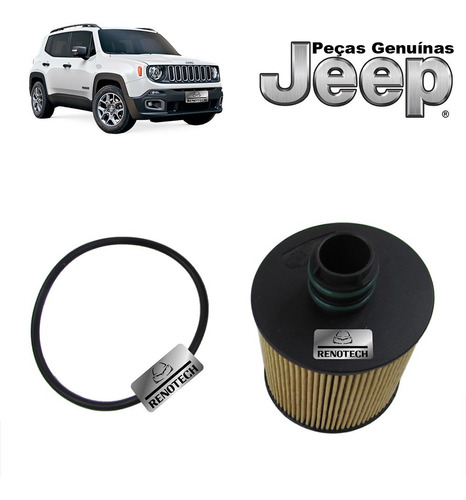 Filtro Oleo Jeep Renegade 2.0 16v 2015 Acima 71754237 