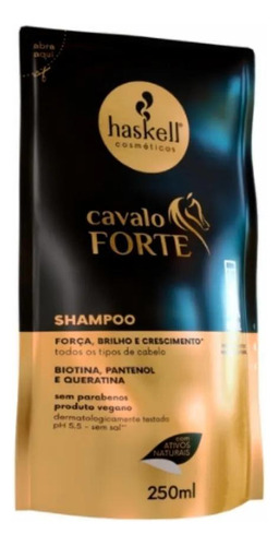 Haskell Cavalo Forte Shampoo 250ml Refil