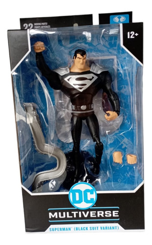 Mcfarlane Dc Multiverse Animated Series Superman Black Suit