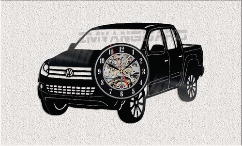 Reloj Vw Amarok Vinilo Ideal Regalo Lleva El 2do Al 20% Off