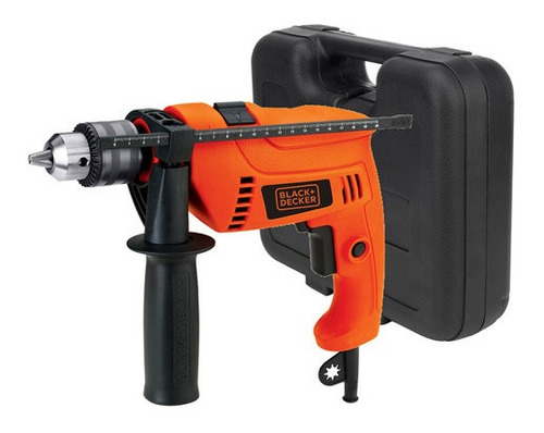Taladro Percutor Black Decker Hd650k 13mm 650w Maletín Color Naranja Frecuencia 50 Hz Naranja 50 Hz