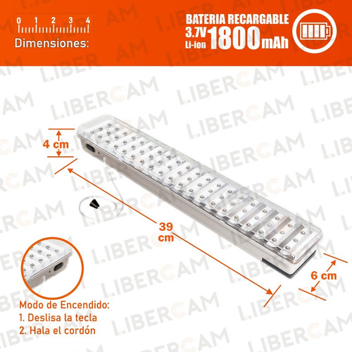 Imagen 8 de 10 de Pack X 4 Luz De Emergencia Slt 220v 60 Led Envio Grati