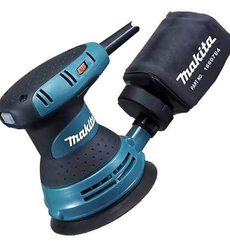 Lijadora Rotorbital Makita Bo5031, 300 W, 220 V, color turquesa Makita, 240 V