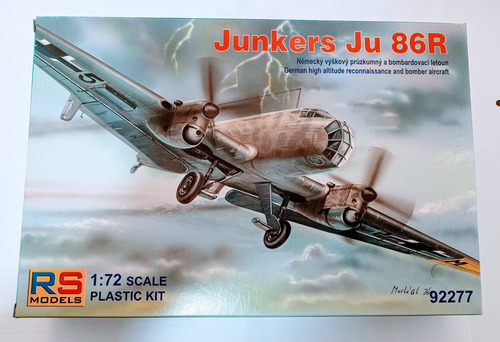 Modelismo Avion 1/72 Junkers Ju-86r Rs Models