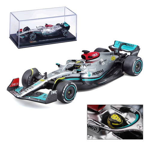 Bburago Mercedes Benz Amg W13 44 Hamilton Formula Cars [pu]