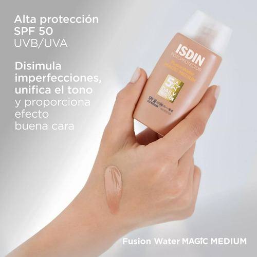 Fotoprotector Fusion Water Magic Medium 50ml