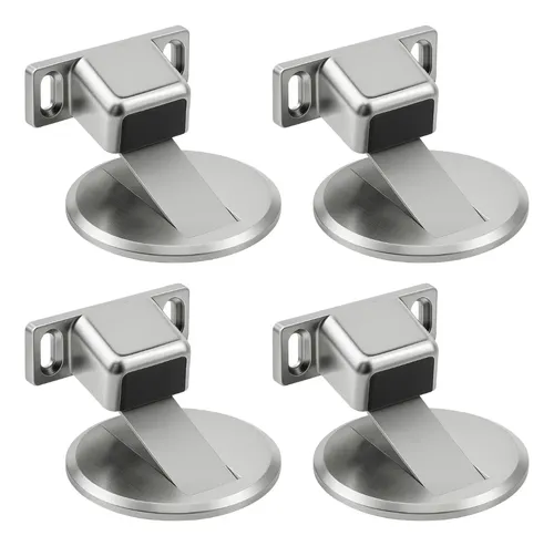 Kit 4 Prendedor Porta Magnético Segurador Imã Inox Sem Furo