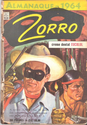 Almanaque Zorro - 1964 - Ebal