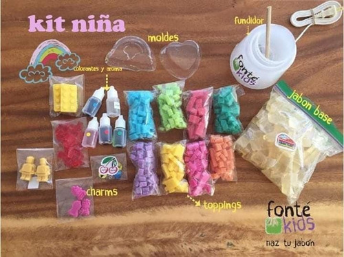 Kit Para Hacer Jabones En Casa Para Niños Divertido Colores