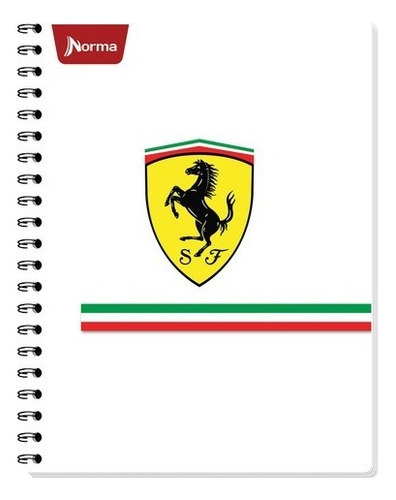2 Cuadernos Norma Profesional 100 Hojas Ferrari Raya Multicolor