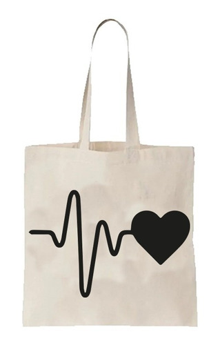 Tote Bag Electro (corazón) #9