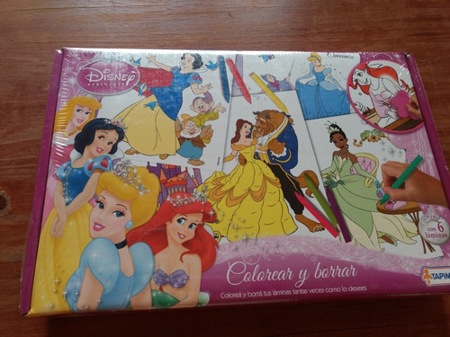 Colorear Y Borrar Princesas Disney Tapimovil