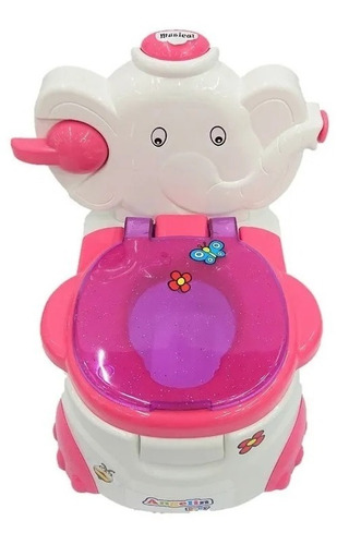 Bañito Elefante Entrenador Bebe Musical Dispensador Papel