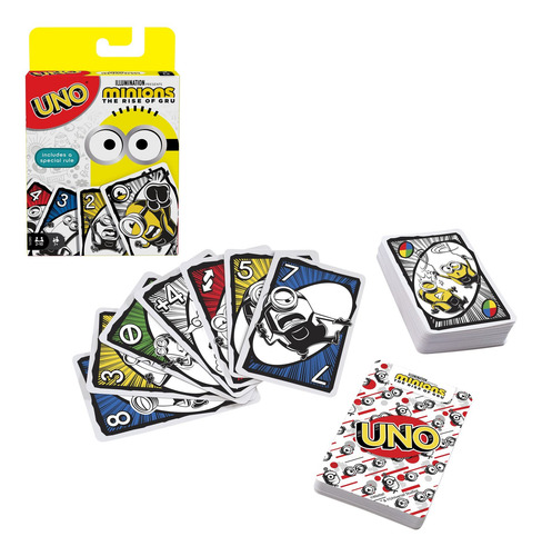 Juego De Mesa Minions The Rise Of Gru Uno Mattel