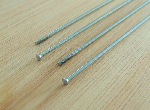 Pillar Spokes Rayos Rectos (straight-pull) Plata