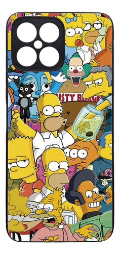 Funda Protector Case Para Honor X8 Los Simpsons