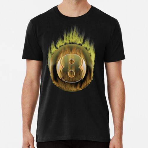 Remera 8 Bolas De Fuego Algodon Premium