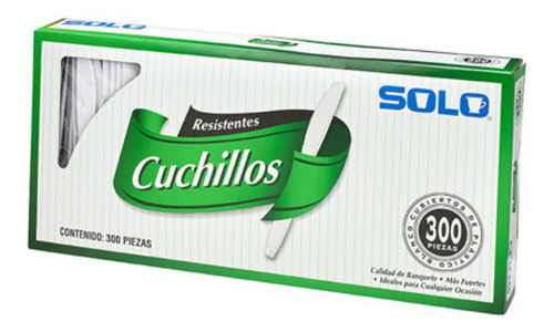 Cuchillos Solo 458523 300 Pzas Color Blanco