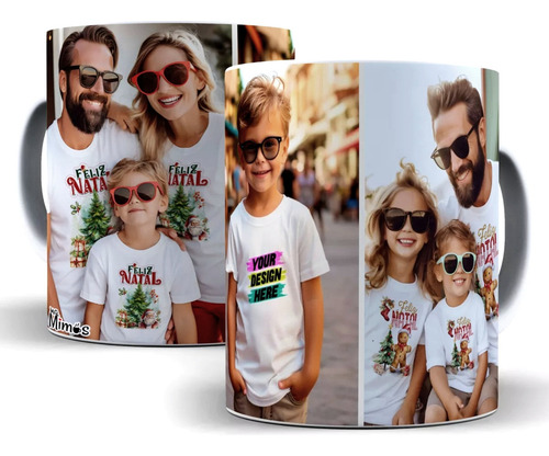 Caneca Personalizada De Porcelana Com Sua Foto Imagem Arte Cor Branco Com Foto