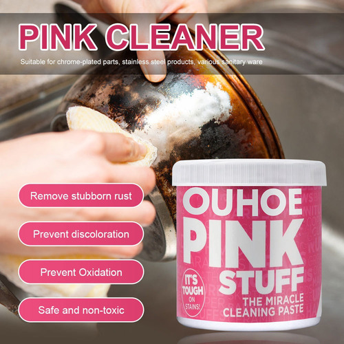 . 3 Crema Limpiadora For El Hogar Con Alfiler De Cubo Rosa