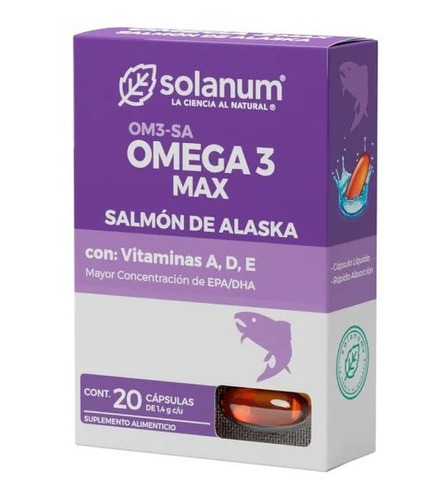 Solanum Omega 3 Max 20 Caps Sfn