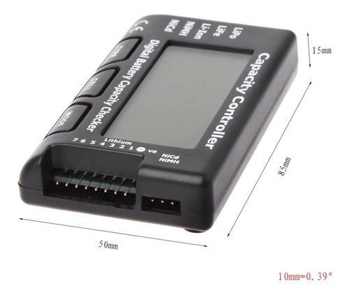 Comprobador De Capacidad De Baterías Para Rc.