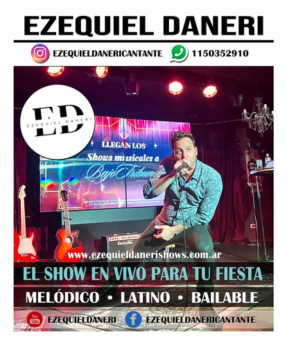 Show En Vivo Cantante Animación Dj Karaoke Fiestas Y Eventos
